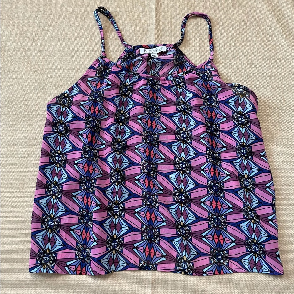 Patrons of Peace Spaghetti Strap Tank Top